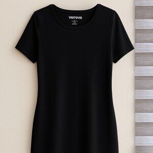 Pima Cotton Dress with open shoulders